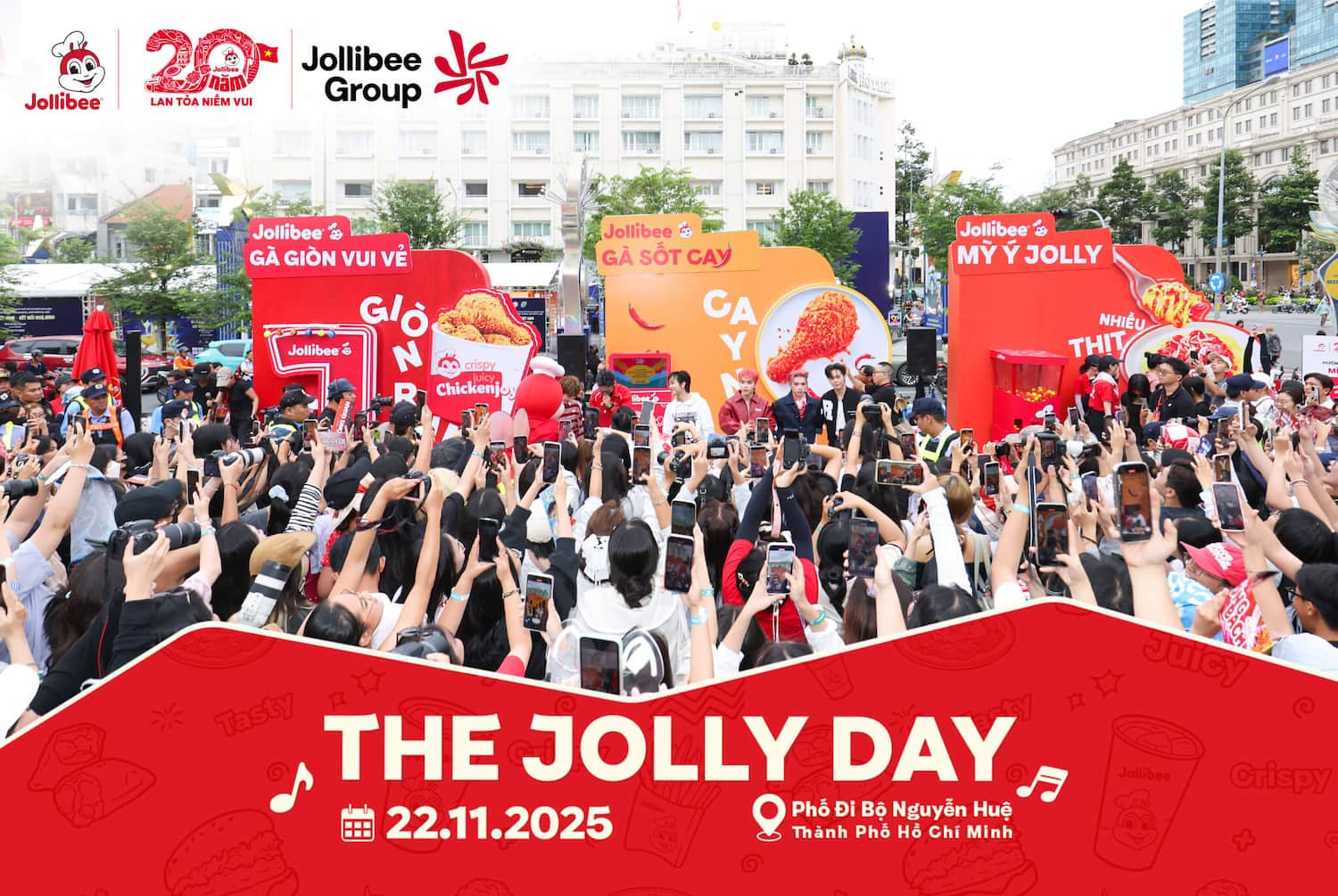 The Jolly Day: Sự kiện đánh dấu cột mốc 20 năm của Jollibee Việt Nam