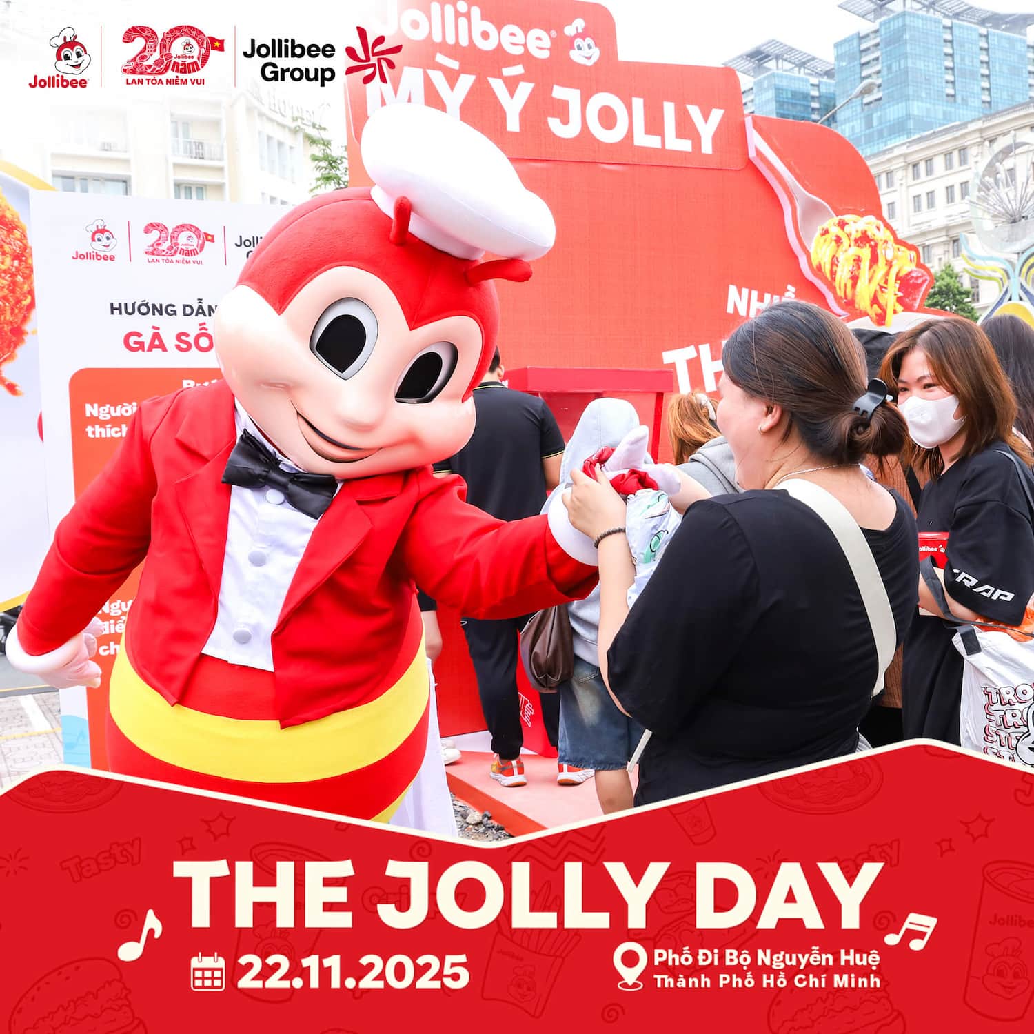 The Jolly Day: Sự kiện đánh dấu cột mốc 20 năm của Jollibee Việt Nam