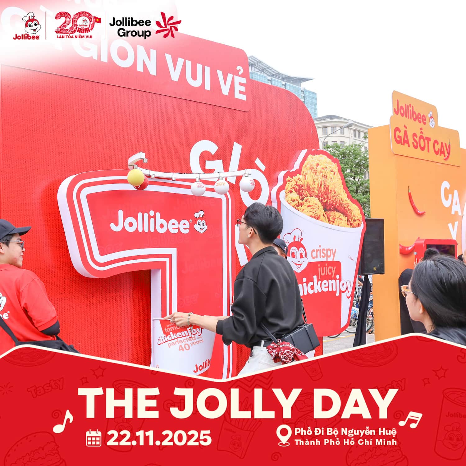 The Jolly Day: Sự kiện đánh dấu cột mốc 20 năm của Jollibee Việt Nam