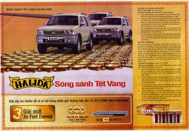 Bia Halida (2005) - Sóng sánh Tết Vàng