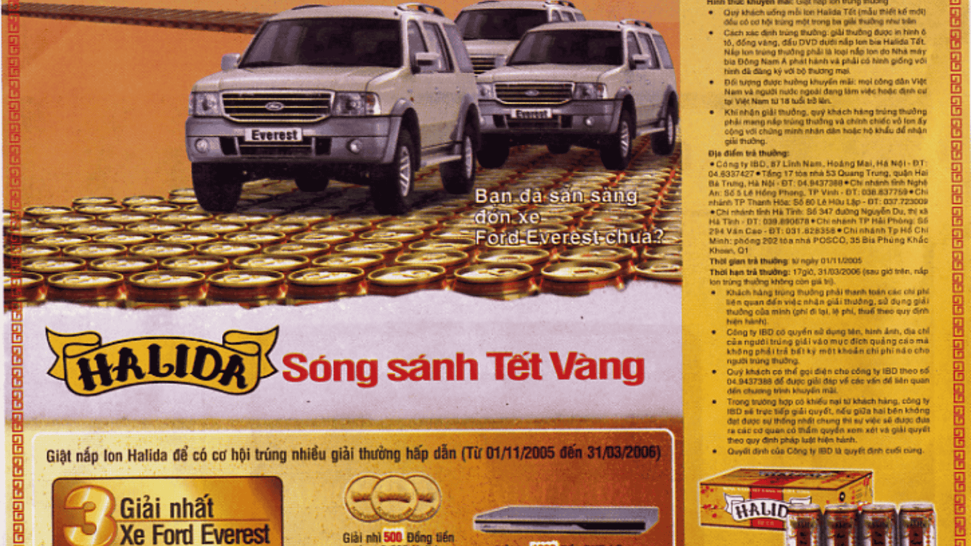 Bia Halida (2005) - "Sóng sánh Tết Vàng"
