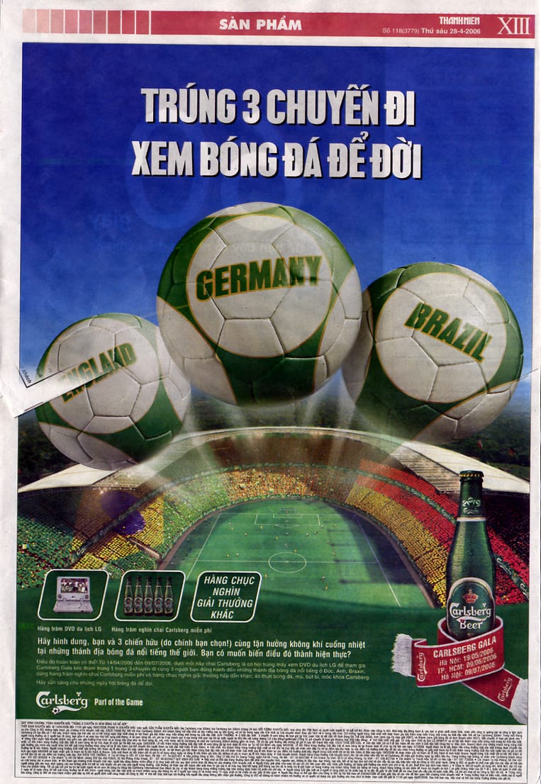 Bia Carlsberg (2006) - “Probably the best