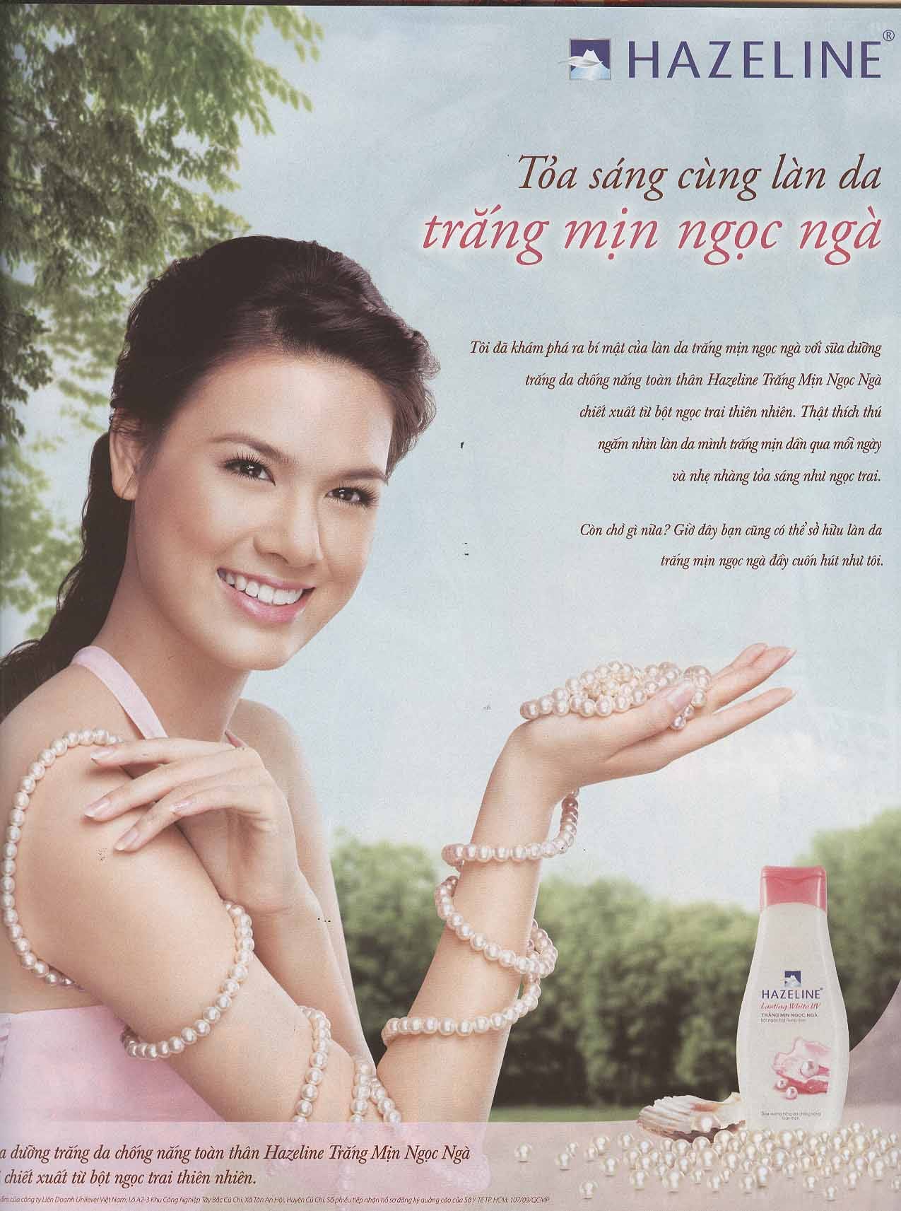 Hazaline (2009) - Tỏa sáng cùng làn da trắng mịn ngọc ngà