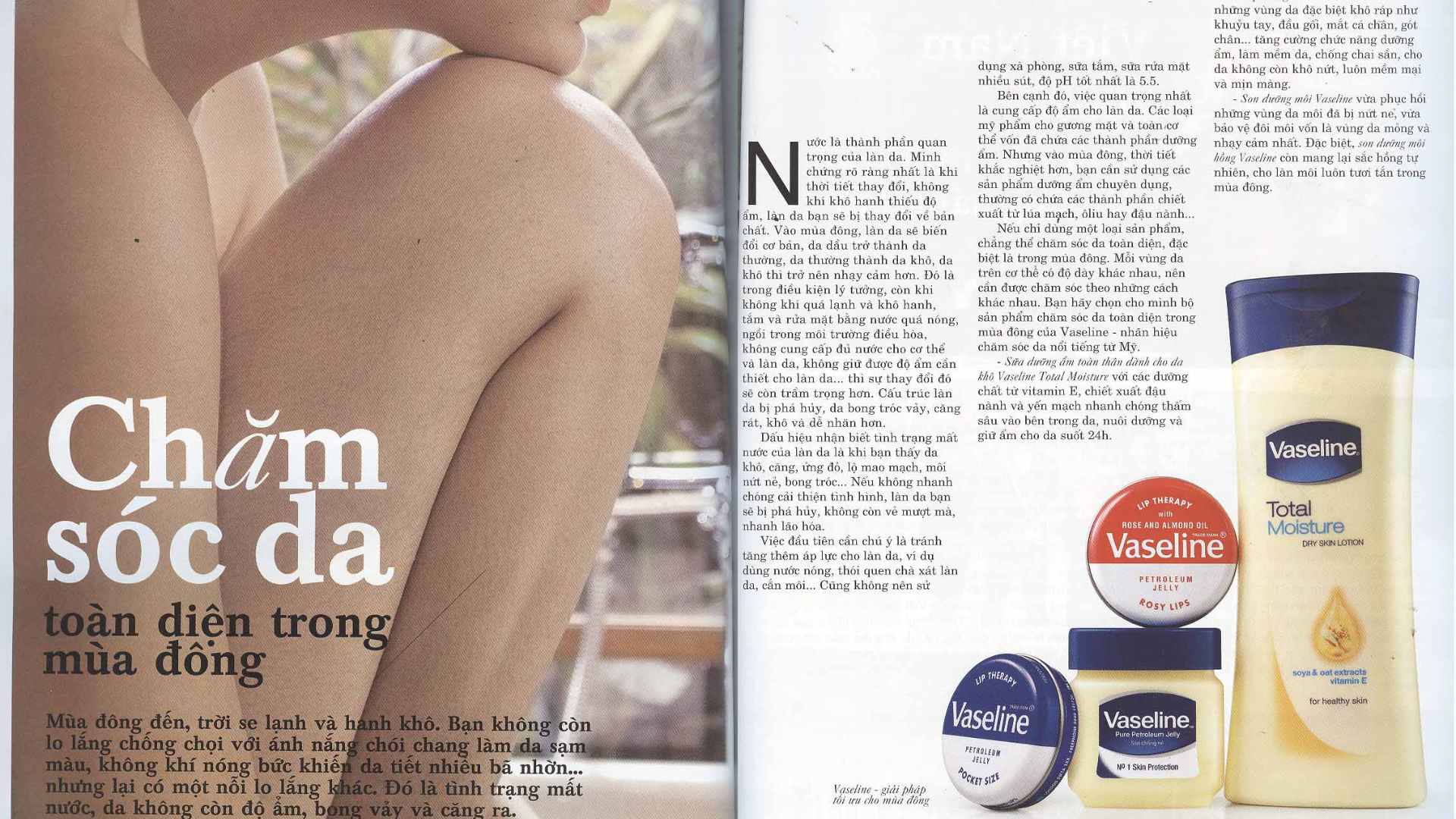 Vaseline (2009) - Chăm sóc da toàn diện trong mùa đông